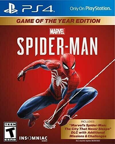 Marvel's Spider-Man: Game of The Year Edition (Sony PlayStation 4, 2019) Brand New & Sealed